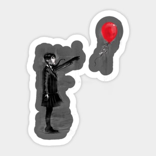 Thing with Balloon Sticker
